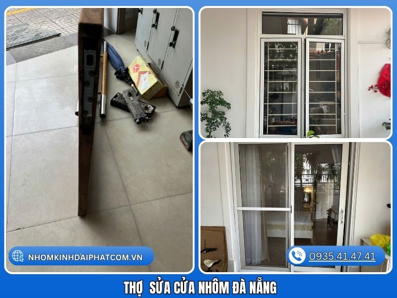 sửa cửa nhôm tại nhà