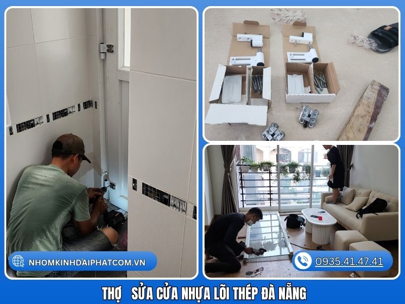 sửa cửa nhựa lõi thép đà nẵng