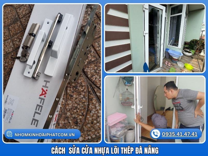 sửa cửa nhựa lõi thép đà nẵng giá rẻ