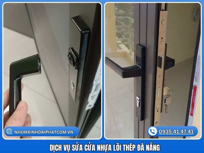 sửa cửa nhựa lõi thép đà nẵng tận nơi